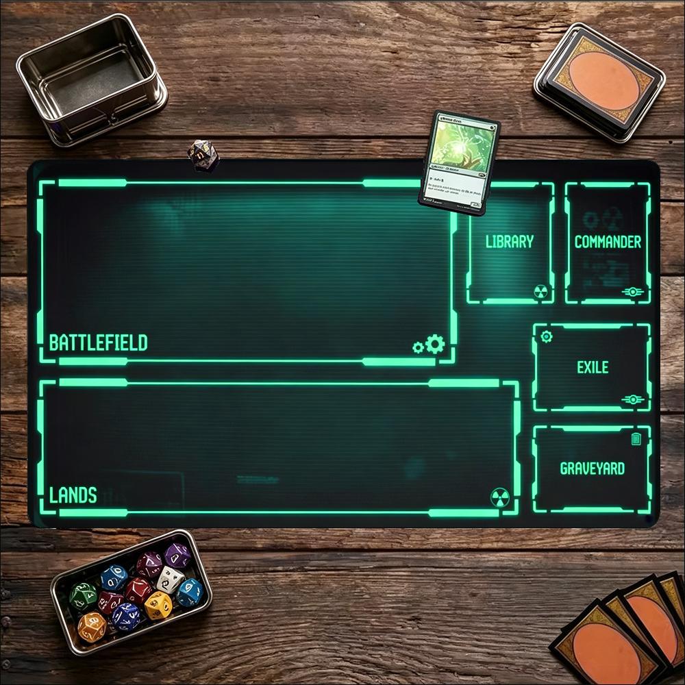 Office And Tech - Alfombrilla de Juego Grande Neon Tech