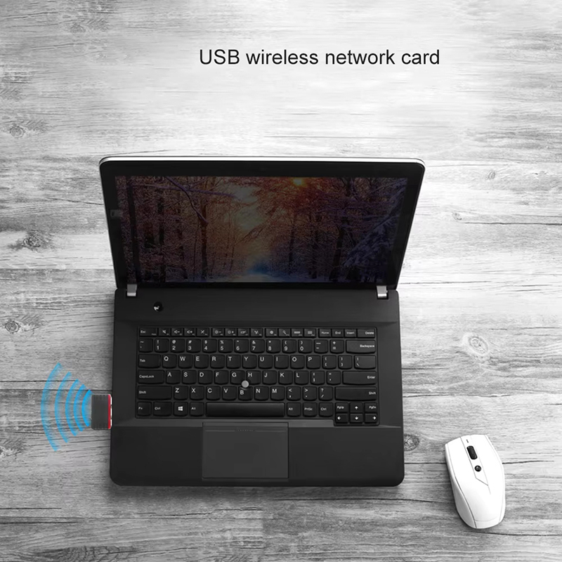 Mini adaptador WiFi USB inalám - Gigabit Network Card reseña y precio