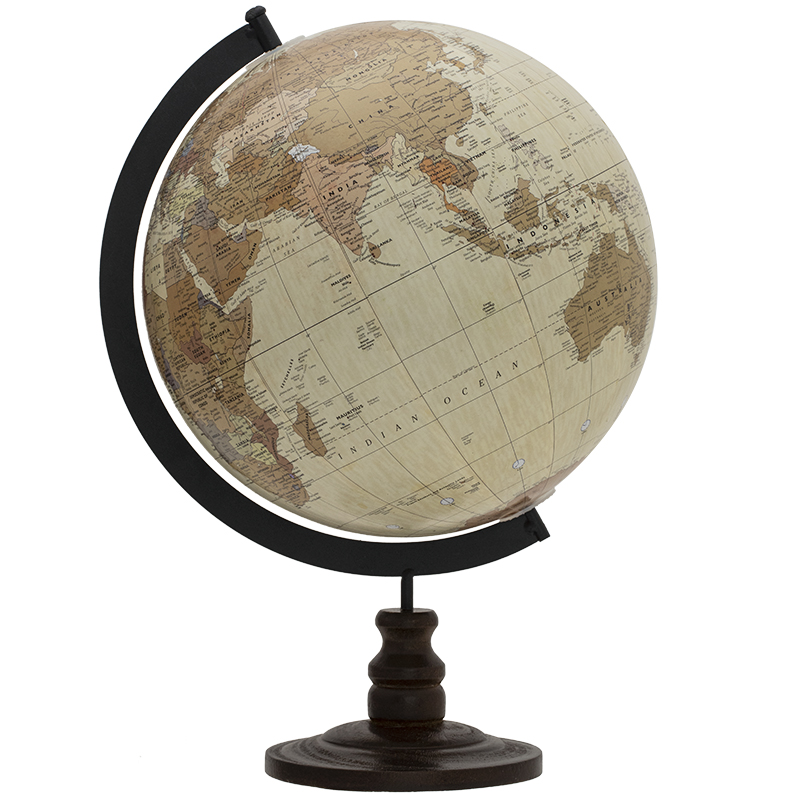 Globo del mundo de madera para - Office Technologies reseña y precio
