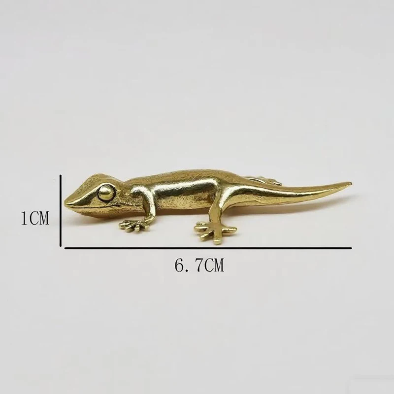 Figura de cobre macizo camaleó - Office Desk Tech Accessories reseña y precio